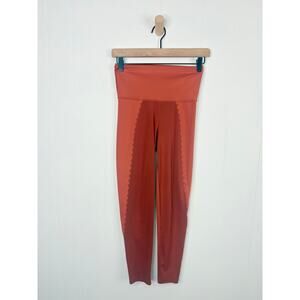 Aerie Scalloped Leggings Size Medium Burnt Orange